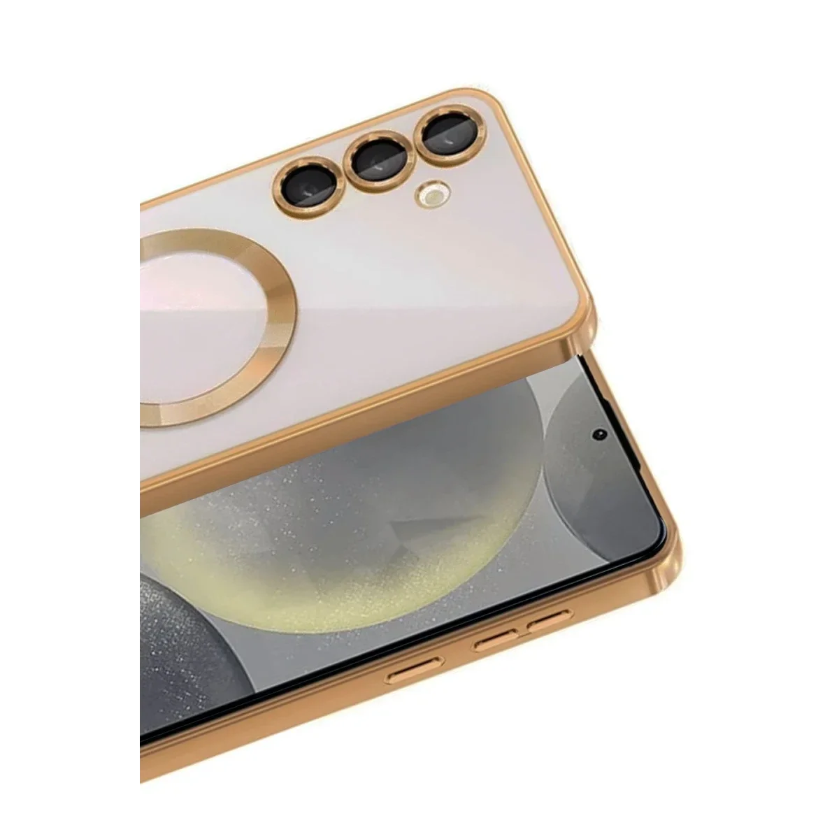 Samsung Galaxy A54 5G Kross Magneticsafe Kapak - Çöl Titanyum görsel 2