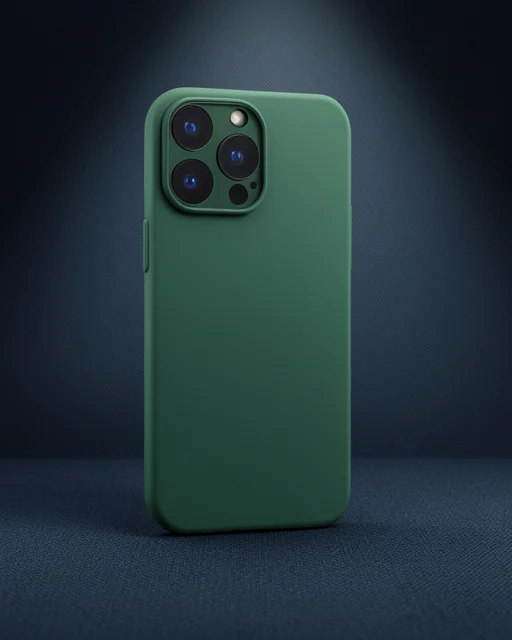 Apple İphone 15 Pro Max Kılıf Puma Silikon - Yeşil