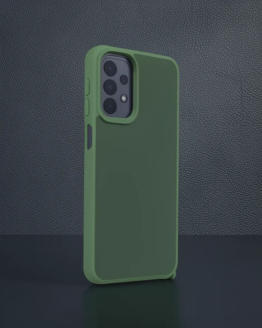 Samsung Galaxy A33 5g Kılıf Elegant Kapak - Yeşil