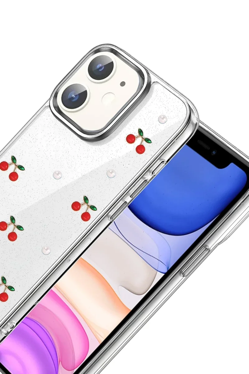 Apple iPhone 11 Fiyonk Desenli Kapak - Desen 9 görsel 2