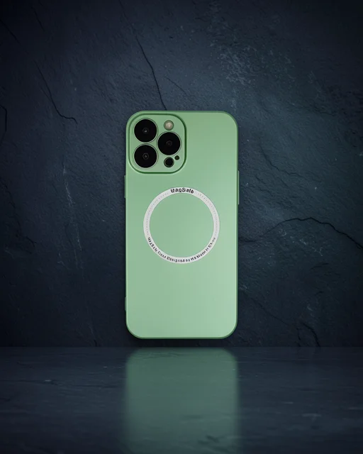Apple İphone 13 Pro Kılıf Jack Magneticsafe Lens Silikon - Yeşil