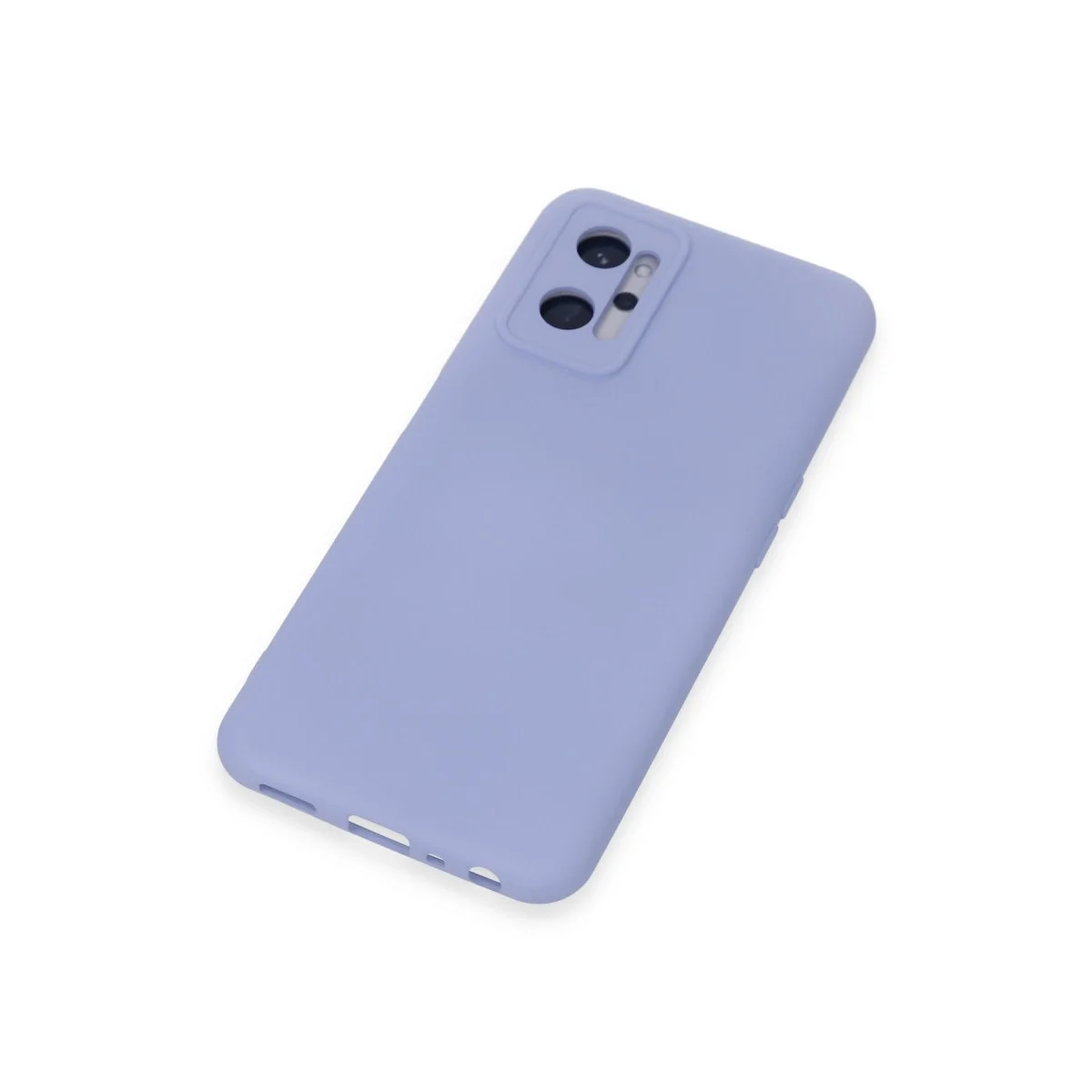 Realme 9i 4g Kılıf Nano İçi Kadife Silikon - Lila görsel 4