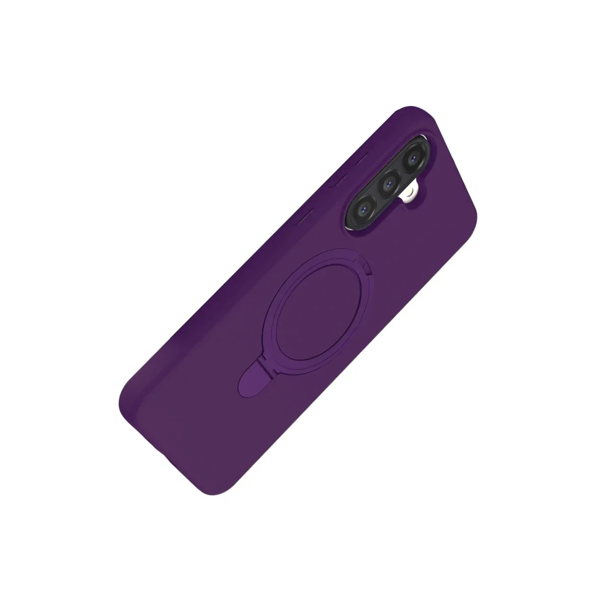 Samsung Galaxy A26 Regal Magsafe Standlı Kapak - Derin Mor görsel 4