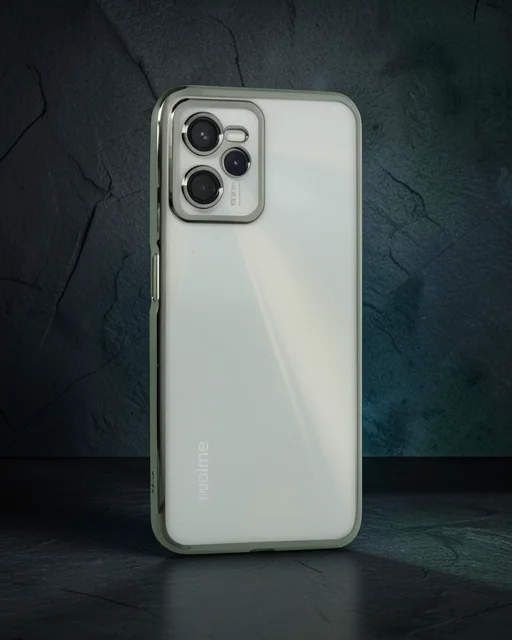 Realme C35 Kılıf Razer Lensli Silikon - Yeşil