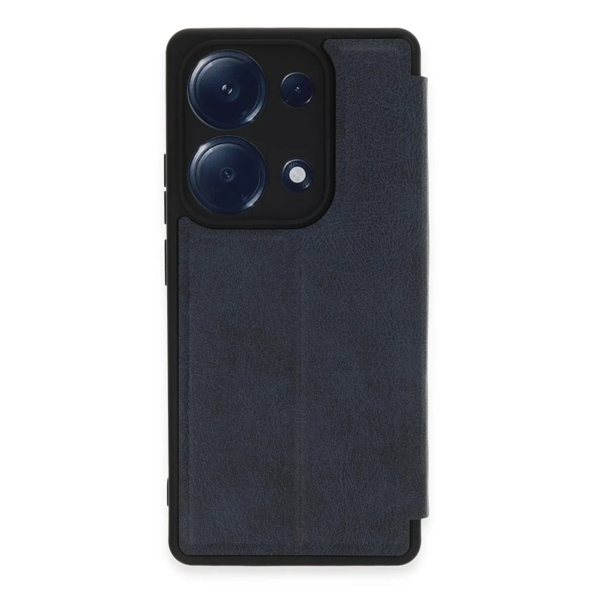 Xiaomi Redmi Note 13 Pro 4G Kılıf Flip Cover - Lacivert görsel 3