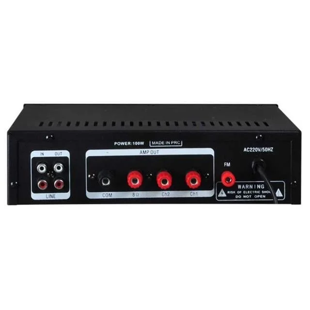 Westa WM-605U USB-Bluetooth 2 Bölgeli 2 Mikrofon Girişli 100 Watt Trafolu Anfi görsel 2