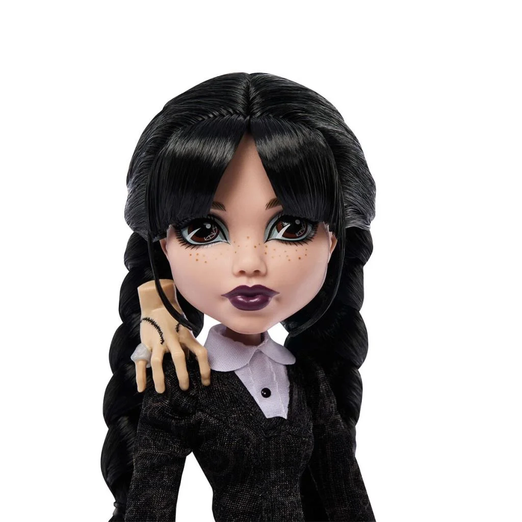 JNJ91 Monster High Wednesday Addams Bebek görsel 2