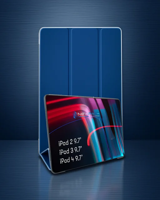 Apple İpad 4 9.7 Kılıf Tablet Smart Kılıf - Mavi