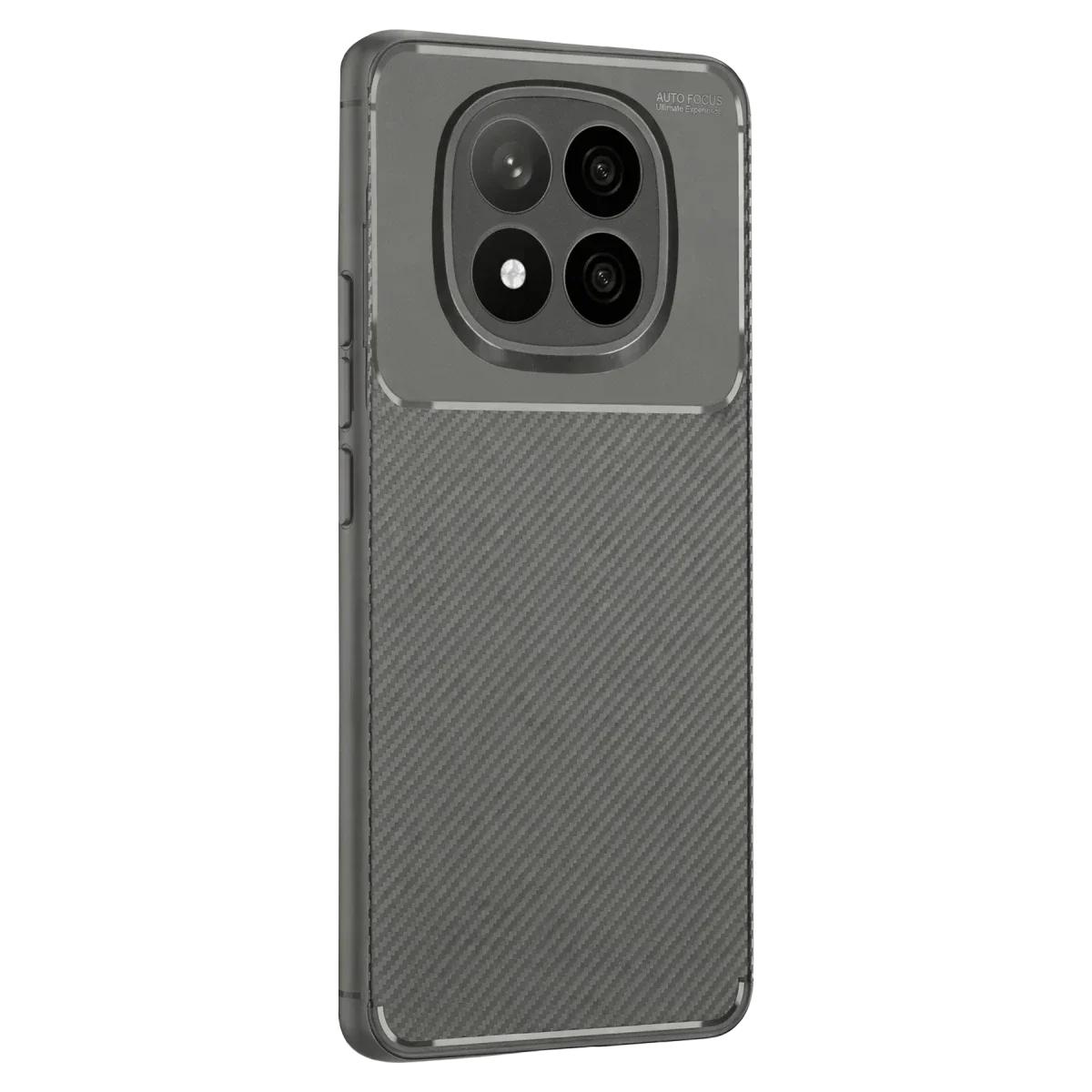 Xiaomi Redmi Note 14 Pro Plus Kılıf Auto Focus Karbon Kapak - Gri görsel 2