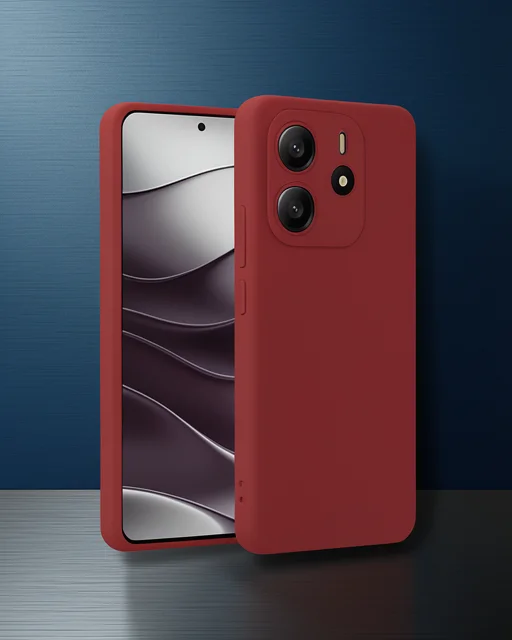 Xiaomi Redmi Note 14 4g Kılıf First Silikon - Mürdüm