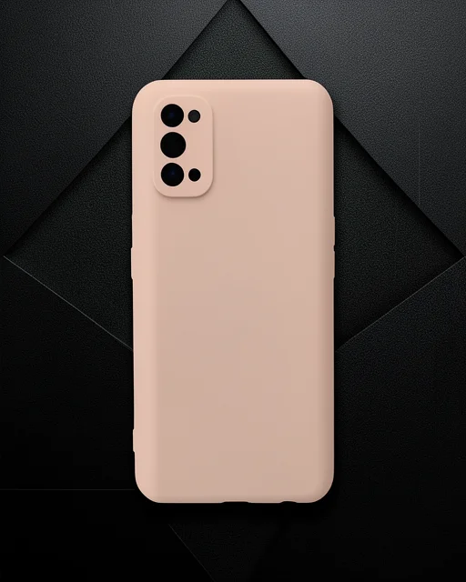 Realme 7 Pro Kılıf Nano İçi Kadife Silikon - Pudra