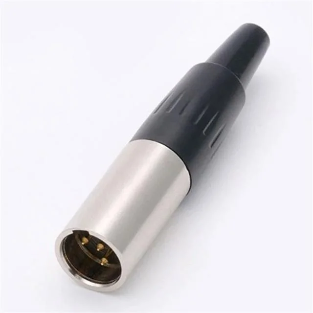 ni Canon XLR 3 Pin Erkek Jack Fiş 10x47mm