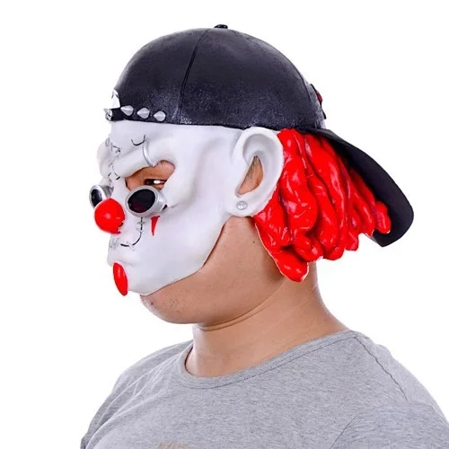 Lateks Şapkalı Gözlüklü Beyaz Maske görsel 2
