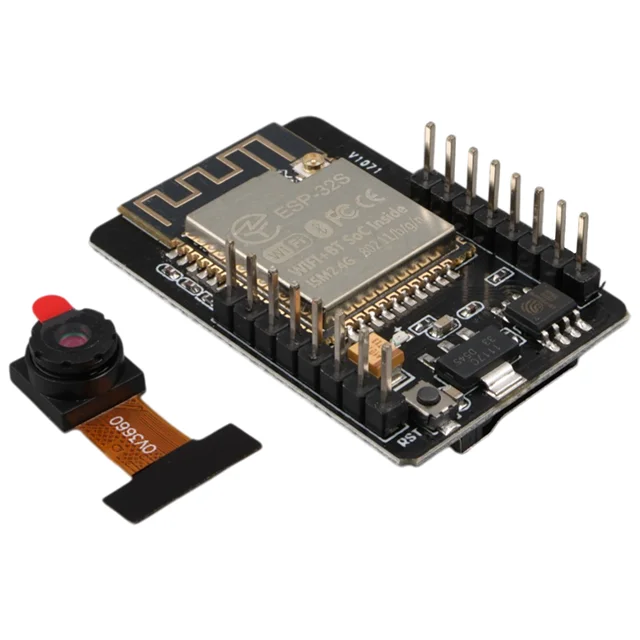 ESP32-CAM 3660S WiFi Bluetooth Geliştirme Kartı Dahili Kamera ve cro SD Kart Harici Anten Girişli Modül görsel 5