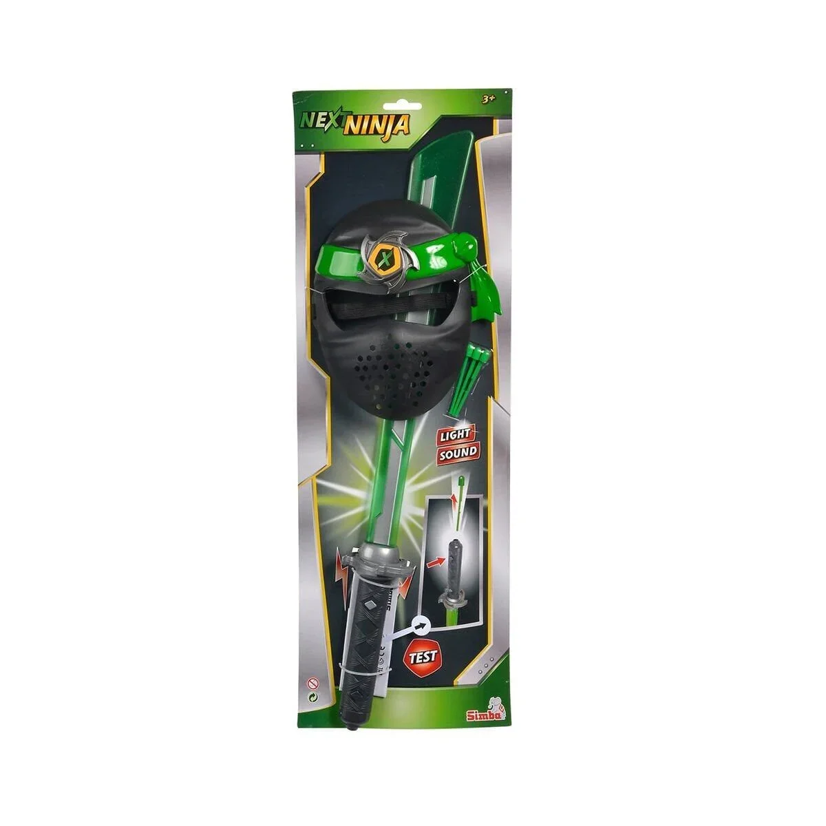 108042238 Next Ninja Sword And Mask Green