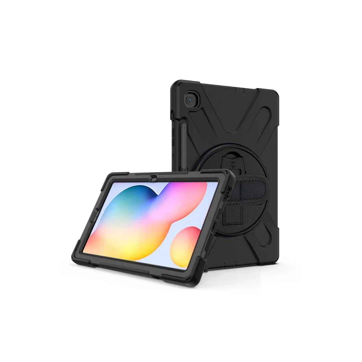 Samsung Galaxy P610 Tab S6 Lite 10.4 Kılıf Amazing Tablet Kapak - Siyah görsel 4