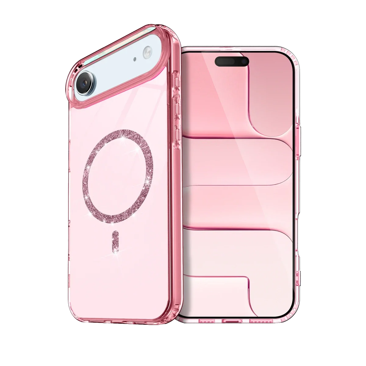 Apple iPhone 17 Air Live Diamond Magsafe Kapak - Pembe