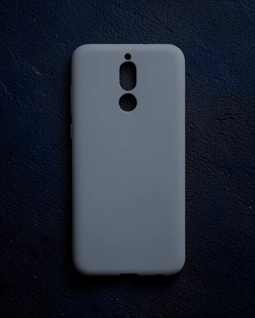 Huawei Mate 10 Lite Kılıf Nano İçi Kadife Silikon - Gri