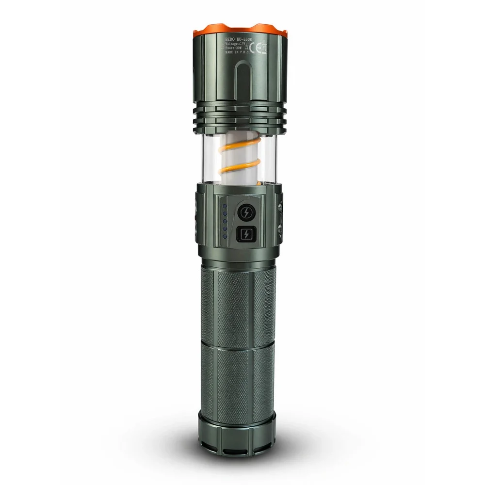 BD-5503 30W TG LED Alüminyum Alaşımlı Zoomlu Type-C Şarjlı El Feneri görsel 3