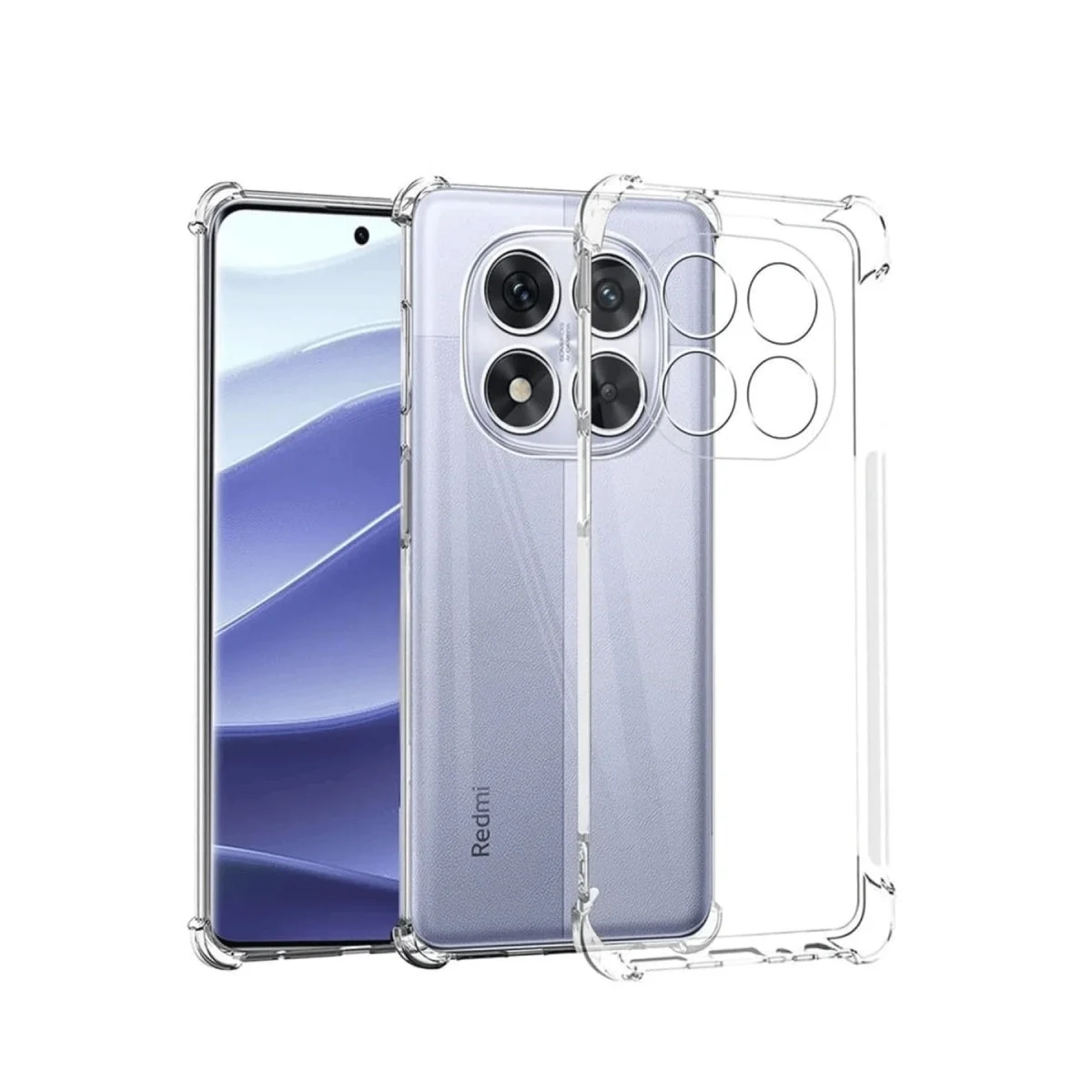 Xiaomi Redmi Note 14 Pro 5g Kılıf Lüx Şeffaf Silikon görsel 4