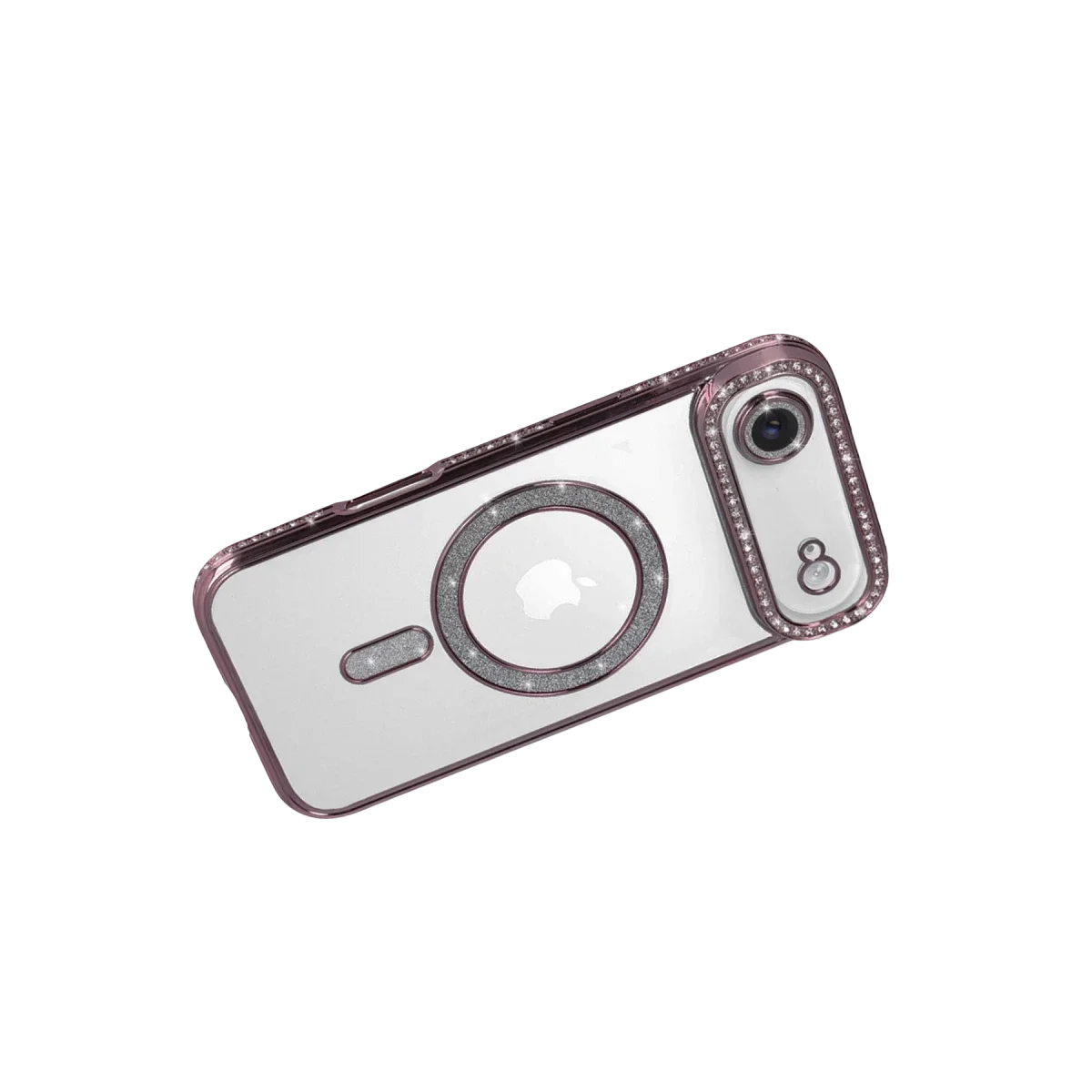 Apple iPhone 17 Air Joke Simli Magneticsafe Kılıf - Pembe görsel 4