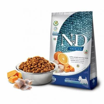 Ocean Pumpkin Balkabaklı Morina Balıklı Portakallı Küçük Irk Tahılsız Yetişkin Köpek Maması 2,5 Kg