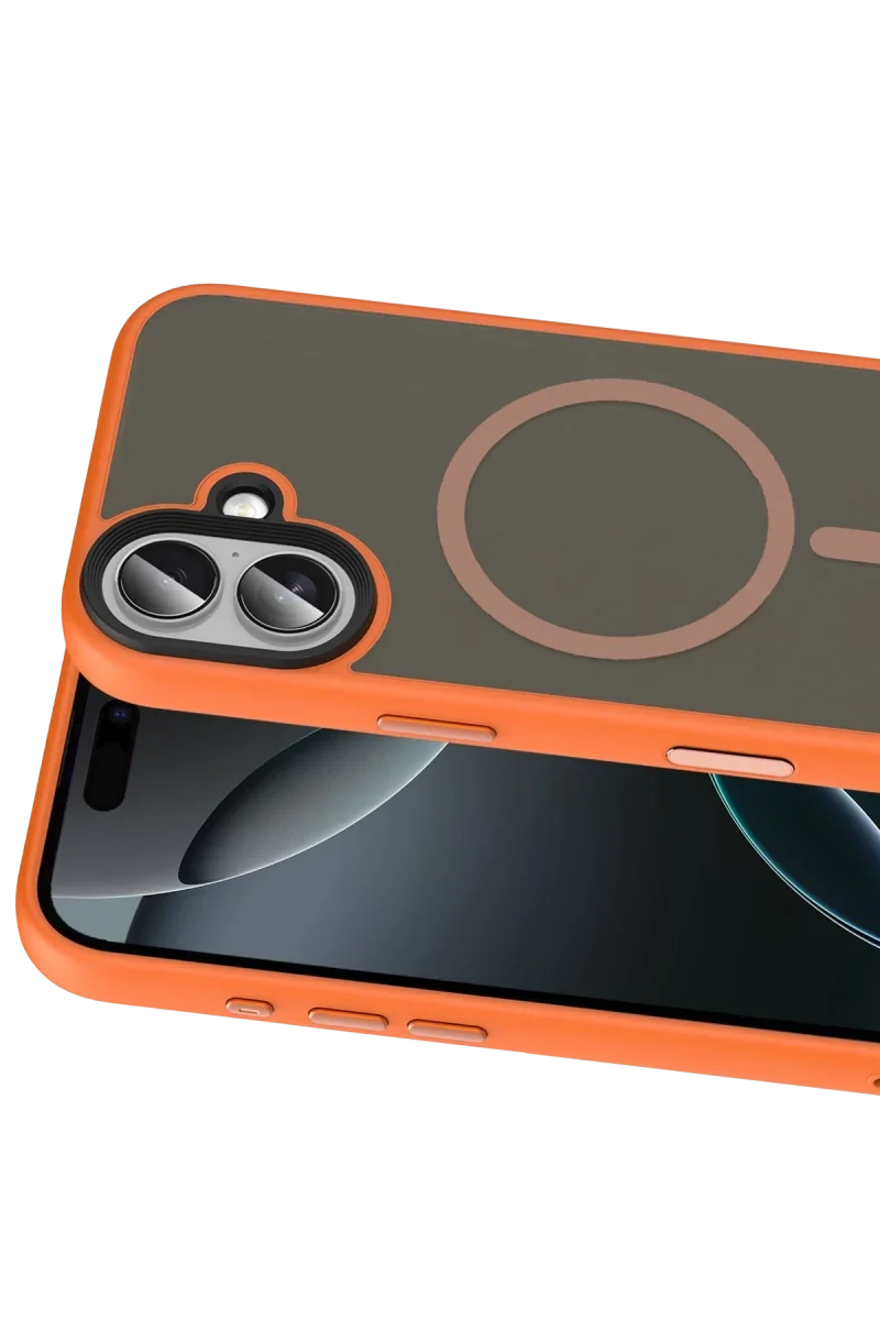 Joko Apple iPhone 16 Megane Magsafe Kapak - Turuncu görsel 2