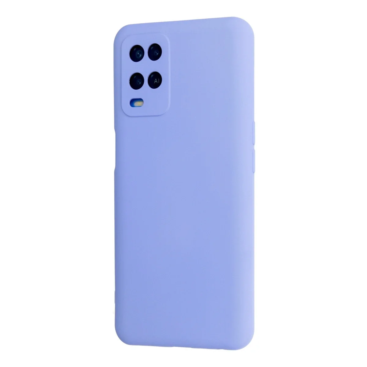 Oppo A54 4g Kılıf Nano İçi Kadife Silikon - Lila görsel 3