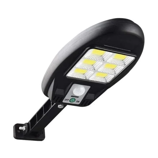 CL-181-6 48 Cob Ledli 3 Modlu Sensörlü Solar Sokak Duvar Lambası görsel 5