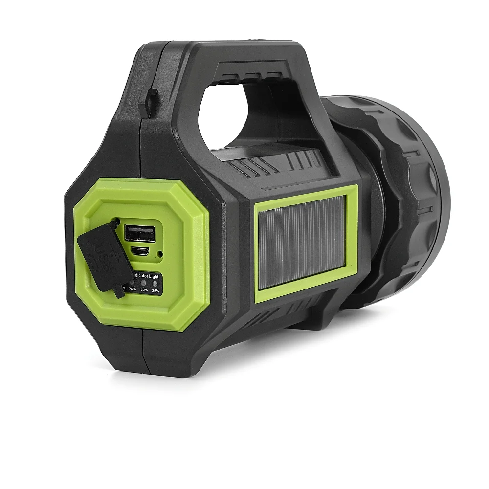 PS-385 Şarjlı Spot Fener 30W COB LED Solar Powerbank Özellikli görsel 5