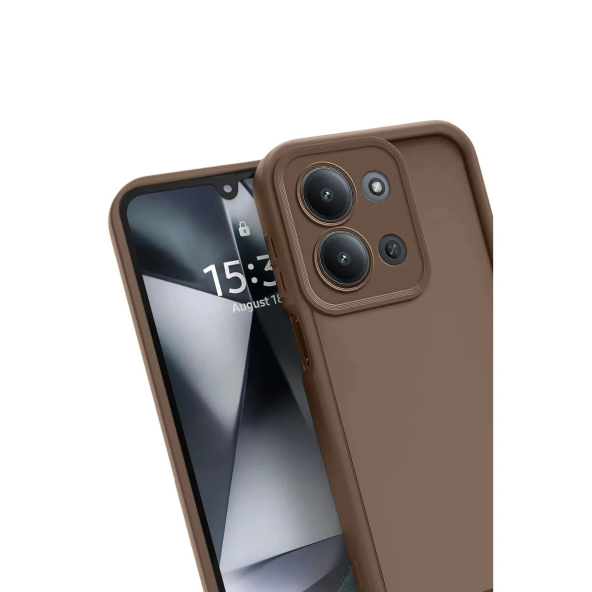 Xiaomi Redmi 15c 4g Viera Silikon - Kahverengi görsel 2