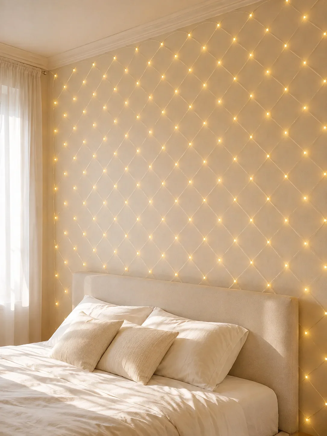 LED Ağ Işık Dekoratif File Aydınlatma Balkon Oda ve Bahçe Süsleme Yeni Nesil görsel 4