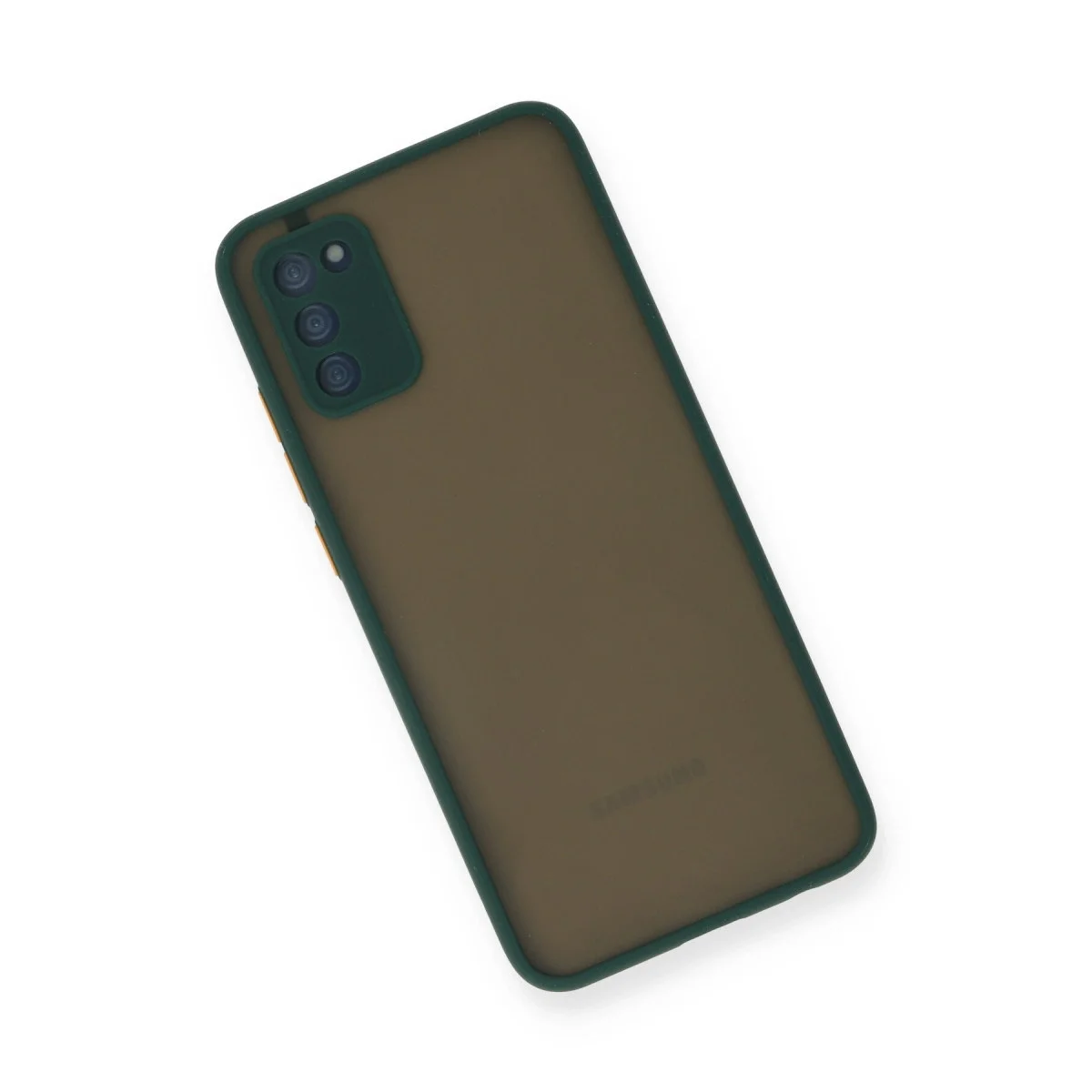 Samsung Galaxy A02s Kılıf Montreal Silikon Kapak - Yeşil görsel 3