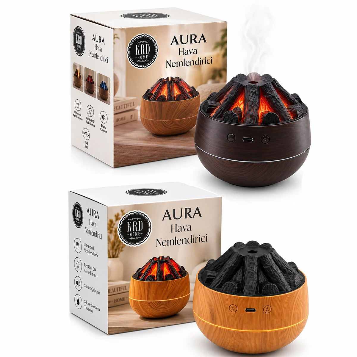 Aura Şöne Hava Nemlendirici Buhar Makine - Koku Giderici 8778