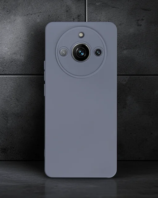 Realme 11 Pro Kılıf Nano İçi Kadife Silikon - Gri