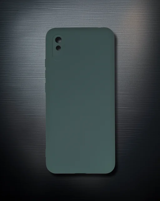 Xiaomi Redmi 9a Kılıf Nano İçi Kadife Silikon - Koyu Yeşil