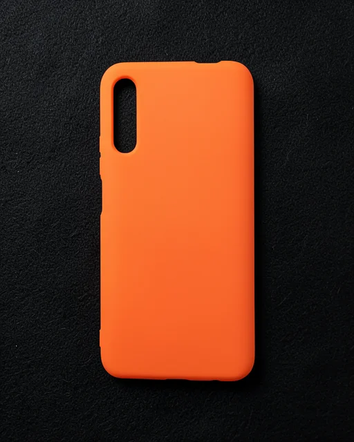 Huawei P Smart Pro / Y9s Kılıf Nano İçi Kadife Silikon - Turuncu