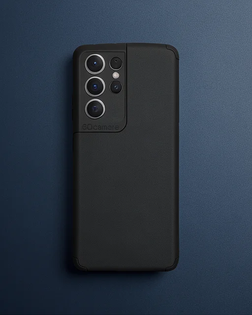 Samsung Galaxy S21 Ultra Kılıf Loop Deri Silikon - Siyah