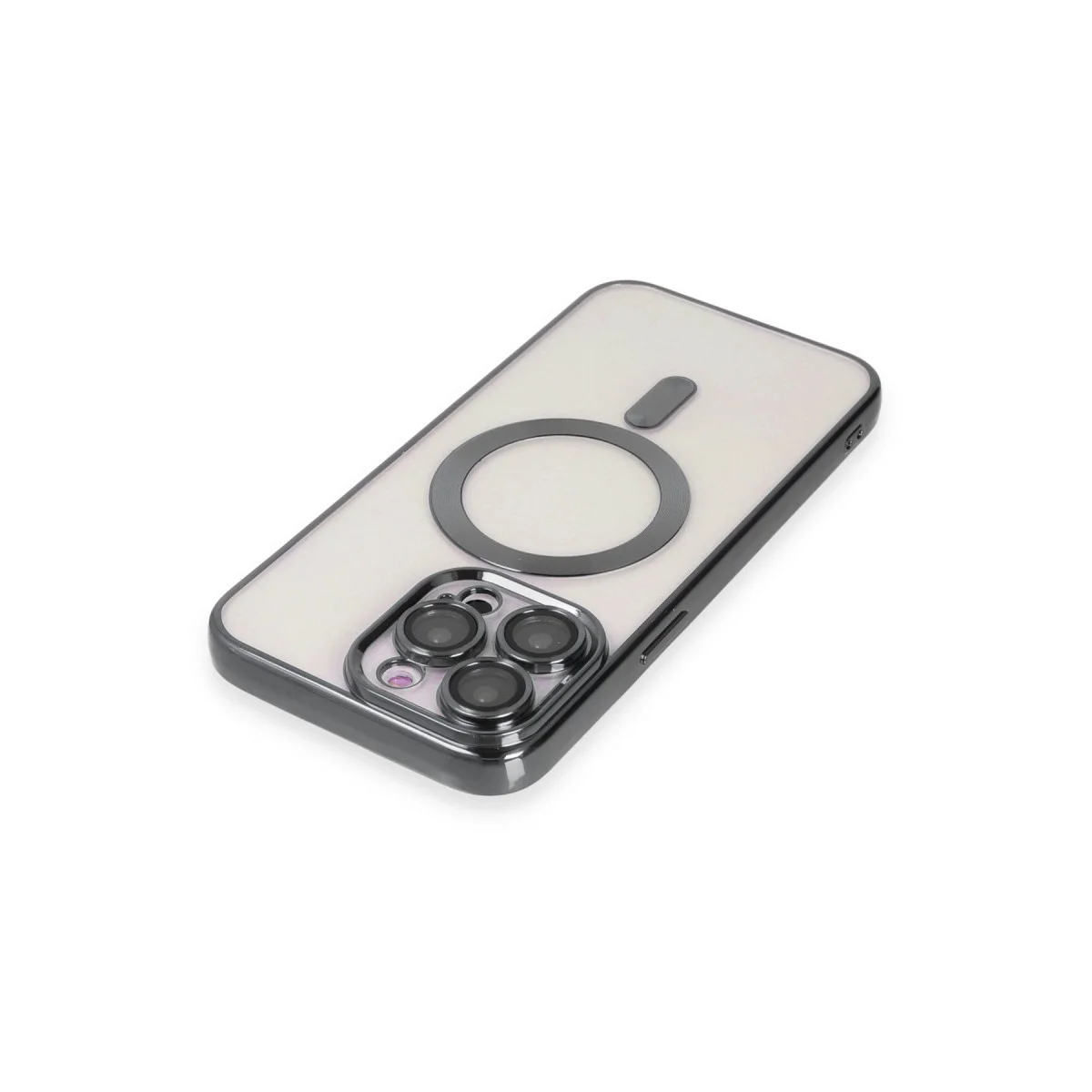 Apple İphone 15 Pro Max Kılıf Kross Magneticsafe Kapak - Titan Gri görsel 4