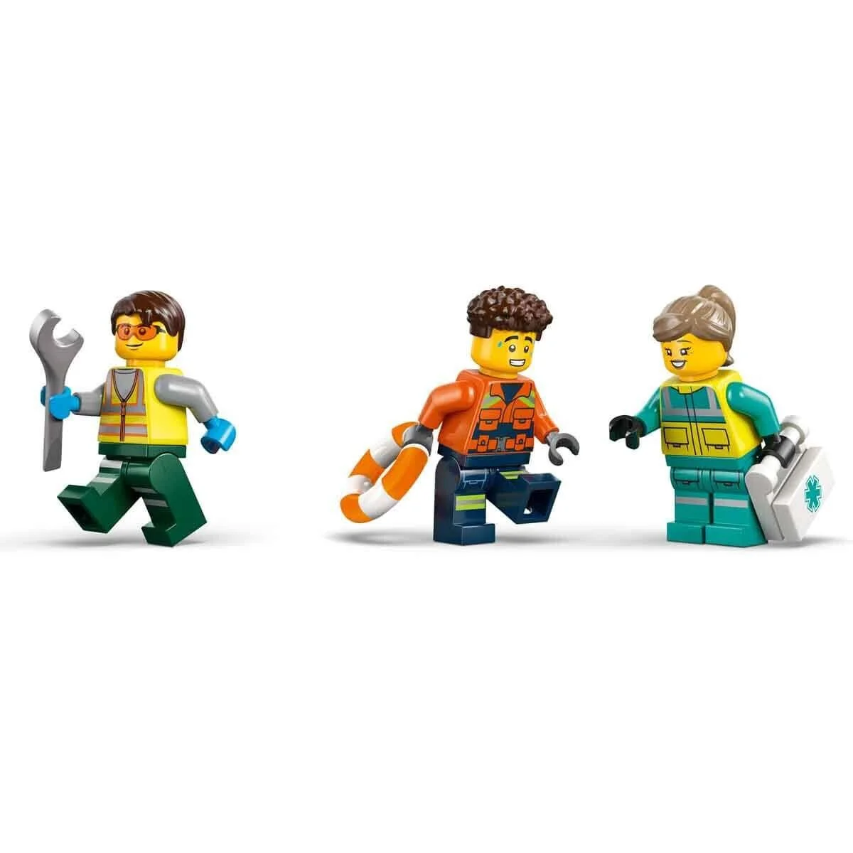 60505 Lego City Uçak, Servis Kamyonu ve Hoverkraft 990 parça +7 yaş görsel 4