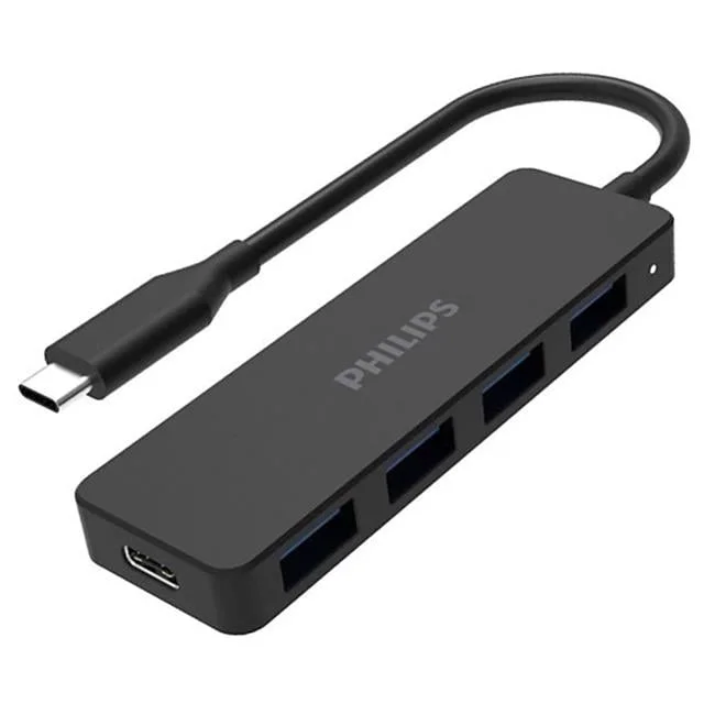 SWR1603G/93 Siyah 20 Cm Kablolu Type-C To 4xUSB 3.0 Çoklayıcı görsel 4
