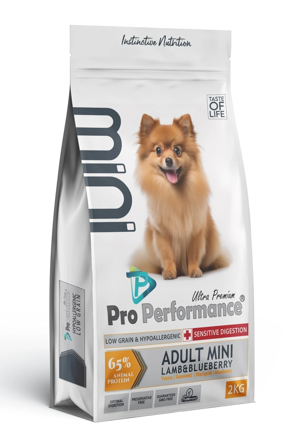 Adult mini dog lamb, blueberry 2 kg pro perf