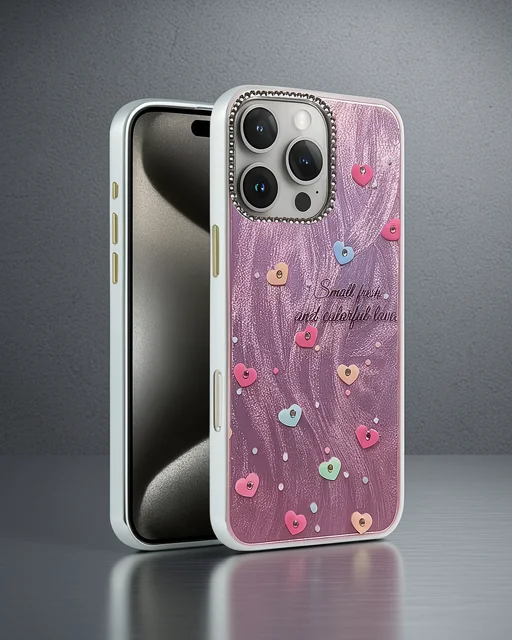 Apple İphone 16 Pro Max Kılıf Blade Aynalı Desenli Kapak - Desen 8