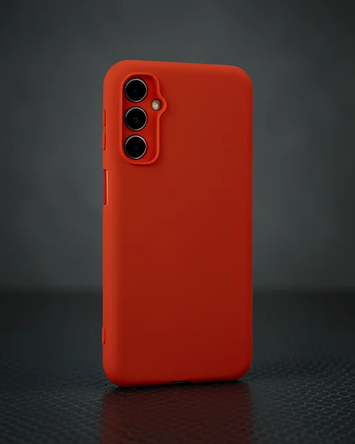 Samsung Galaxy M34 5g Kılıf First Silikon - Kırmızı