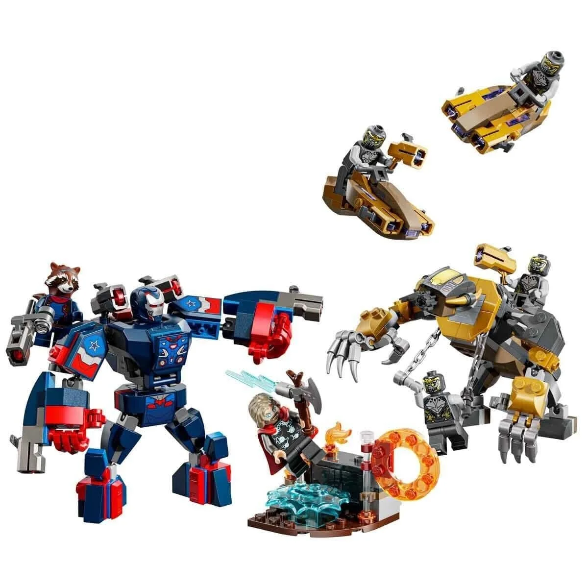 76322 Lego Marvel Avengers: Endgame Thor, Chitauriye Karşı 373 parça +8 yaş görsel 2