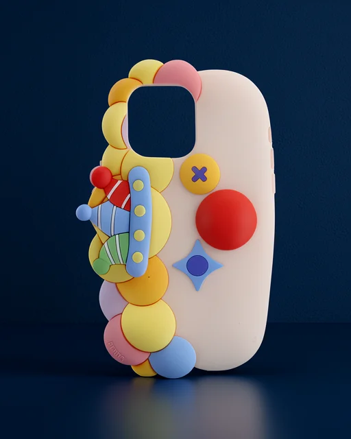 Apple İphone 15 Pro Kılıf Poky Karakter Silikon Kapak - Desen 7