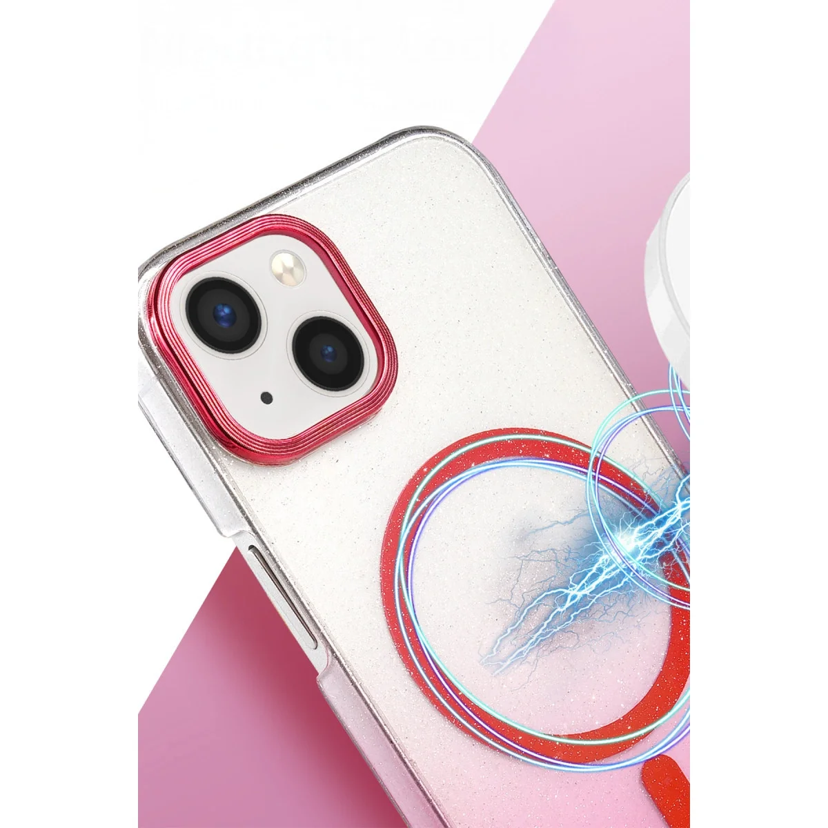 Apple İphone 15 Plus Glossy Magsafe Kapak - Siyah görsel 2