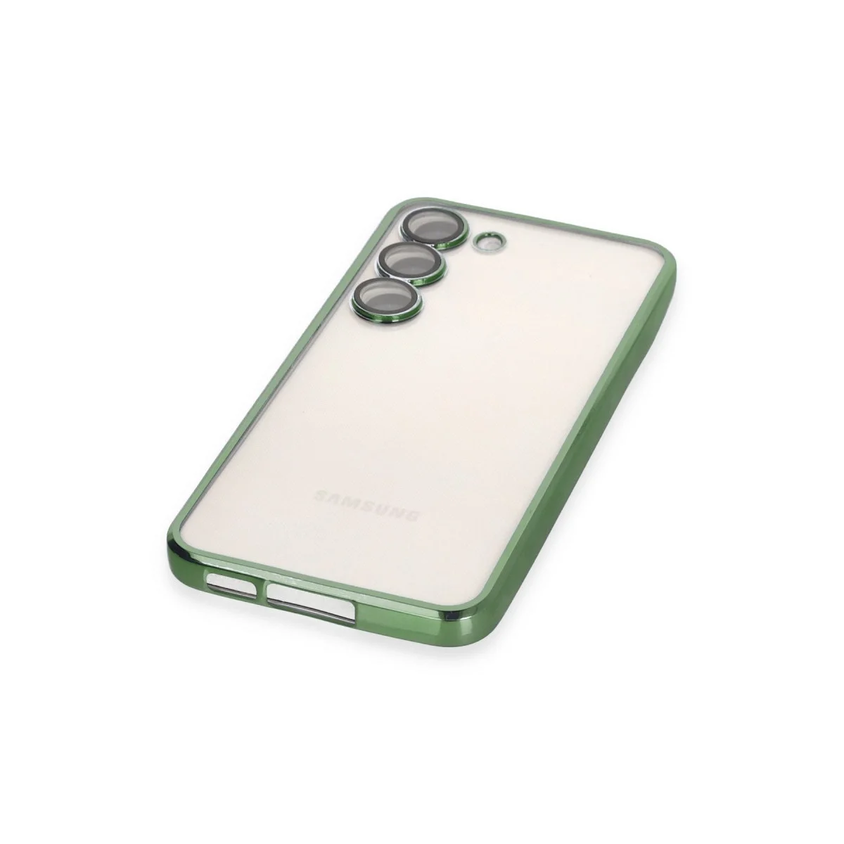 Samsung Galaxy S23 Kılıf Razer Lensli Silikon - Yeşil görsel 4
