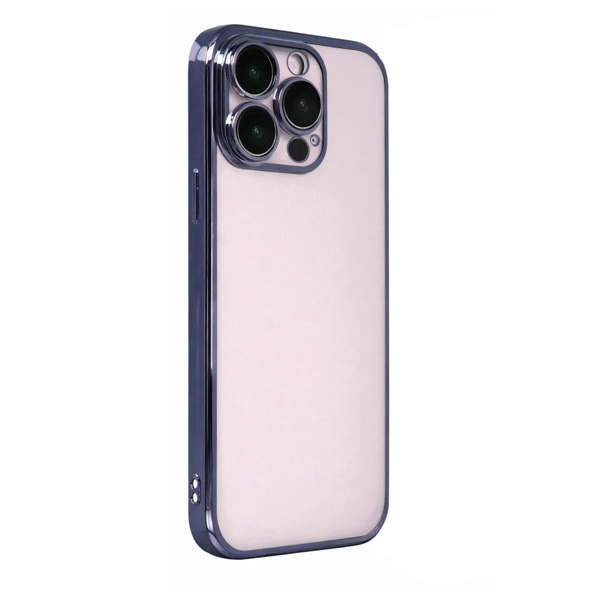 Apple İphone 15 Pro Max Razer Lensli Silikon - Lacivert görsel 3