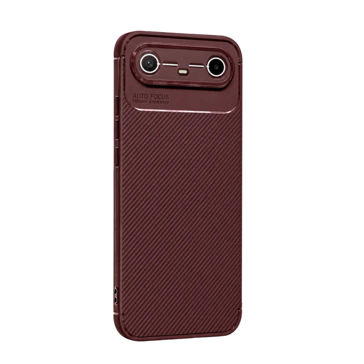 Tecno Spark Slim 5G Auto Focus Karbon Kapak - Bordo görsel 3